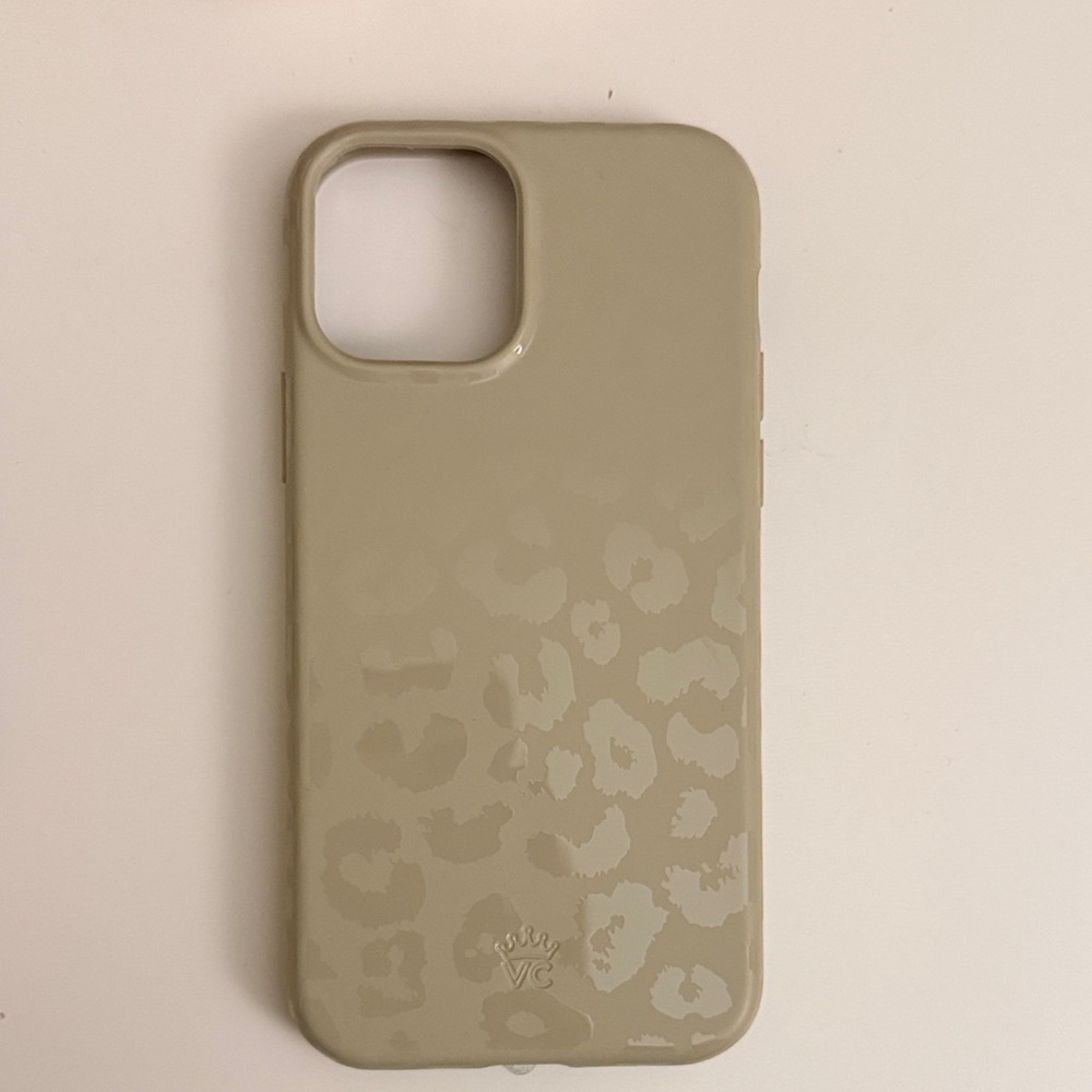 Stylish Leopard Print Beige Phone Case Velvet Caviar IPhone 12